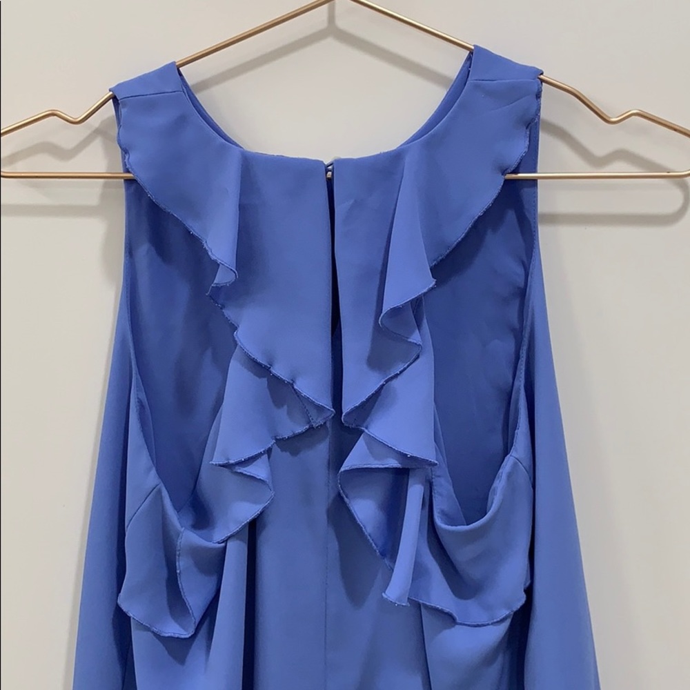 Loft Ruffle Back Shell Tank Top - Picture 7 of 9